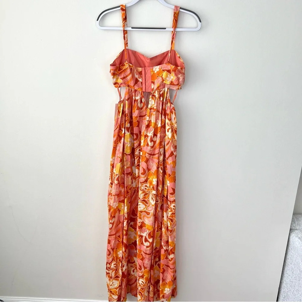 NWT Hansen & Gretel Iman Maxi Dress in Sunset Swirl - Picture 9 of 10